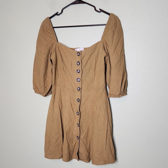 Zara TRF Collection Boho Dress Size Medium - Picture 3 of 8